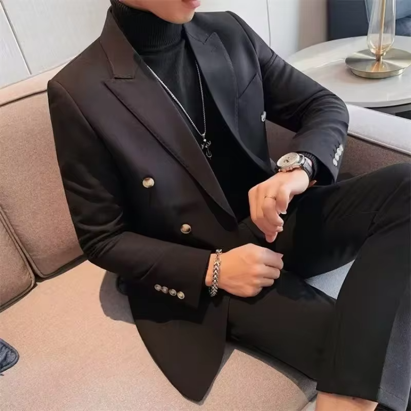 Spring Autumn Men's Jackets Solid Color Trend 2025 Male Coats Original Brands Y2k Luxury Designer Joker Clothing Fashion Cold