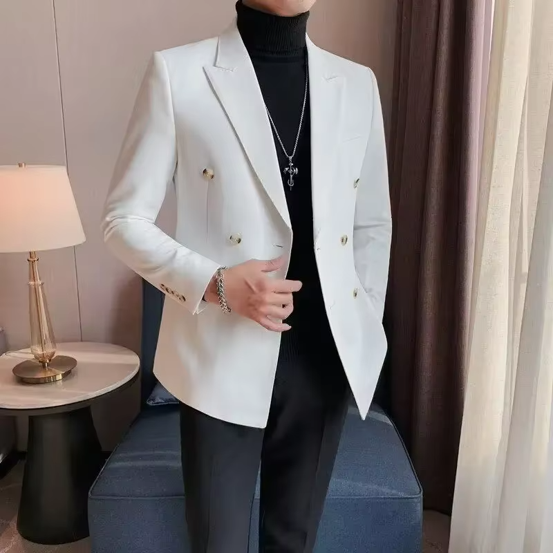 Spring Autumn Men's Jackets Solid Color Trend 2025 Male Coats Original Brands Y2k Luxury Designer Joker Clothing Fashion Cold