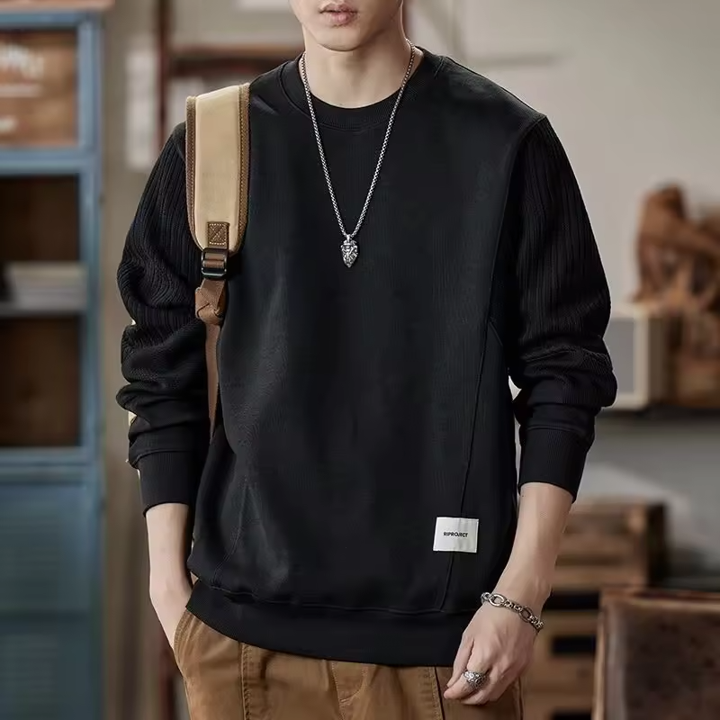 Plain Wear to Work Male Sweatshirt Lazy Style Casual No Brand New In Men's Pullover Clothing Deals Sweat Shirt Welcome Deal Warm