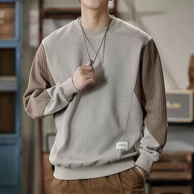 Plain Wear to Work Male Sweatshirt Lazy Style Casual No Brand New In Men's Pullover Clothing Deals Sweat Shirt Welcome Deal Warm