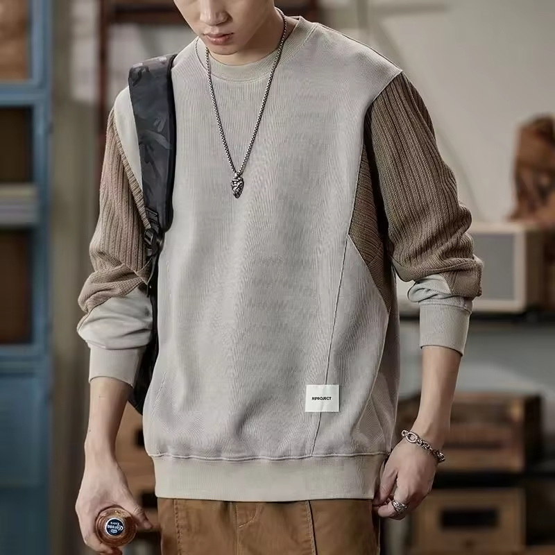 Plain Wear to Work Male Sweatshirt Lazy Style Casual No Brand New In Men's Pullover Clothing Deals Sweat Shirt Welcome Deal Warm