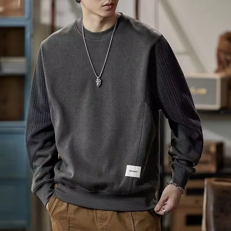 Plain Wear to Work Male Sweatshirt Lazy Style Casual No Brand New In Men's Pullover Clothing Deals Sweat Shirt Welcome Deal Warm