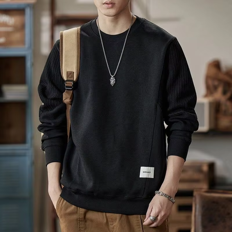 Plain Wear to Work Male Sweatshirt Lazy Style Casual No Brand New In Men's Pullover Clothing Deals Sweat Shirt Welcome Deal Warm