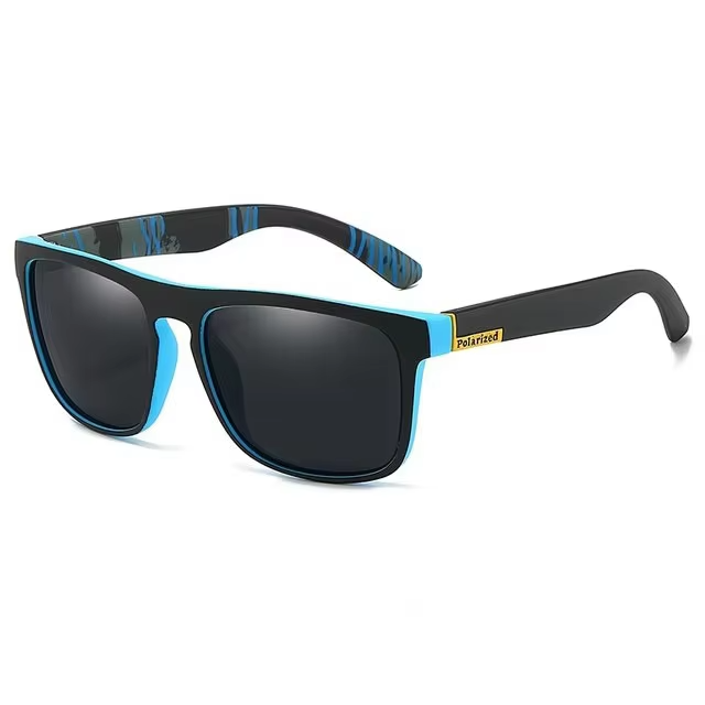1-4PCS Men Classical Square Polarized Sports Sunglasses Lightweight PC Frame UV400 for Driving Fishing Cycling Unisex Durability