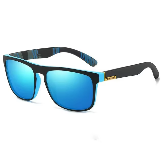 1-4PCS Men Classical Square Polarized Sports Sunglasses Lightweight PC Frame UV400 for Driving Fishing Cycling Unisex Durability