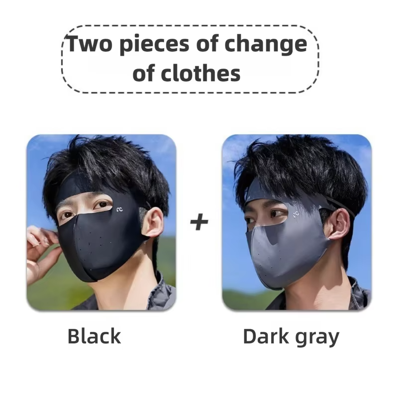 MZ Full Face and Half Face Sun Resistant Mask Breathable UV Prevent Summer Thin Aesthetic No Trace Protective Eye mask